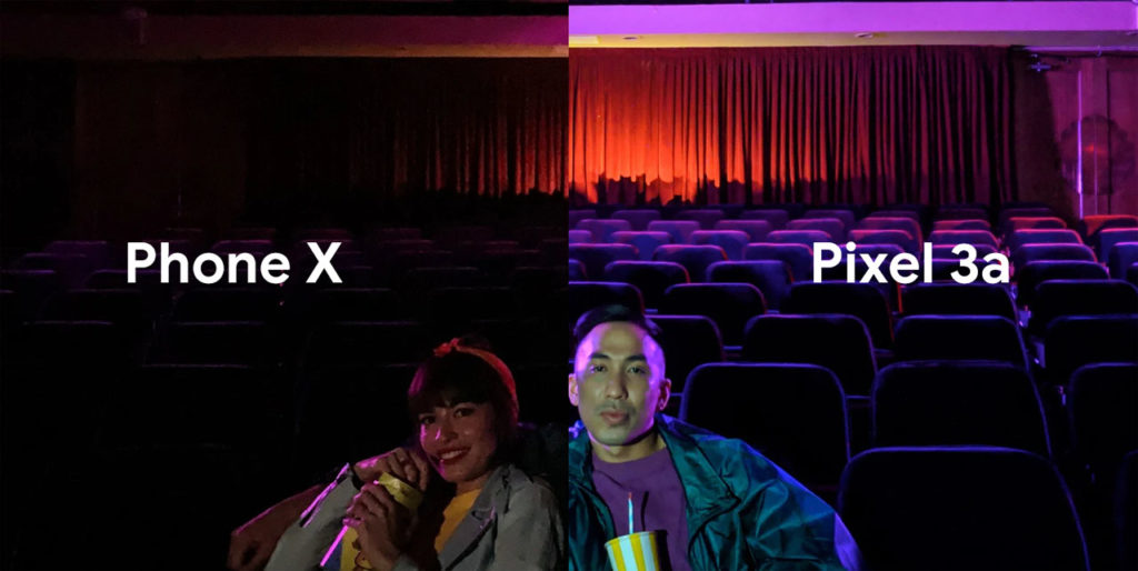 Comparacion iPhone X Pixel 3a