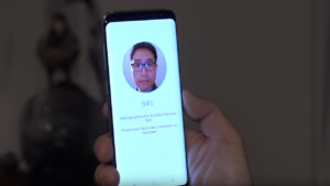 Reconocimiento facial Galaxy S8