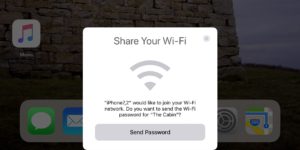 share-wifi iOS 11