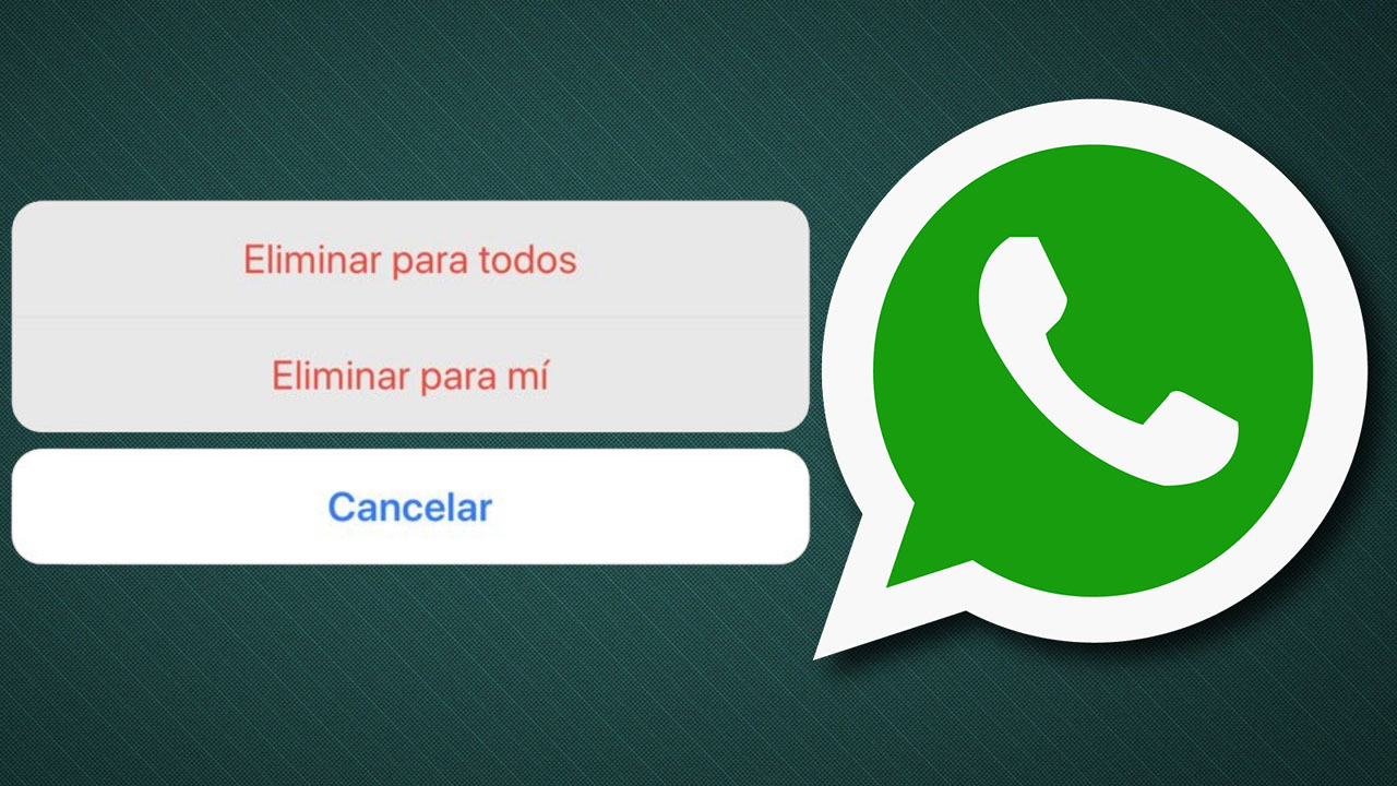 Borrar mensajes WhatsApp