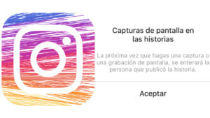 Captura pantalla Instagram