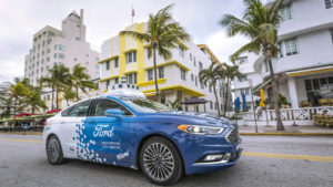 Ford auto sin conductor Miami