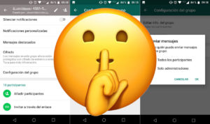 Silenciar usuarios WhatsApp