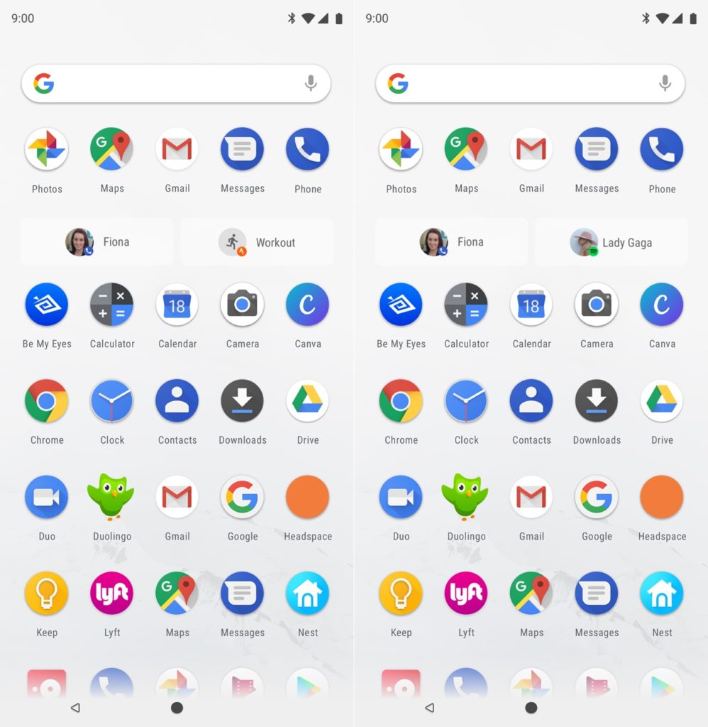Acciones Sugeridas Android 9 Pie