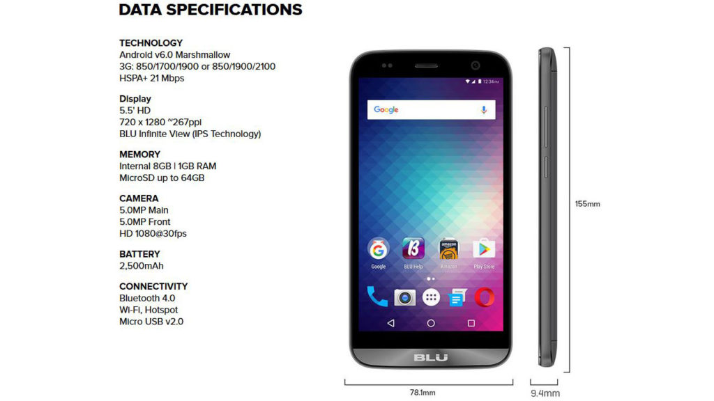 BLU Dash XL