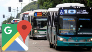 Google Maps colectivo tiempo real