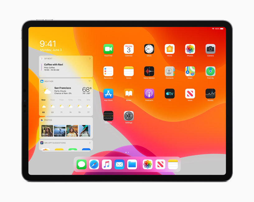 iPadOS inicio