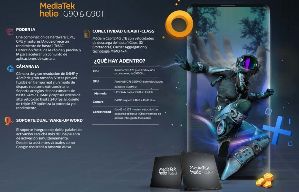 MediaTek Helio G90 gamers