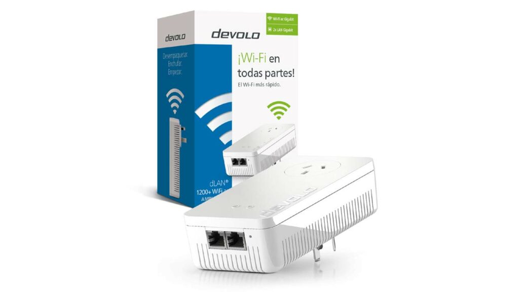 Adaptador Devolo dLAN 1200+ WiFi ac