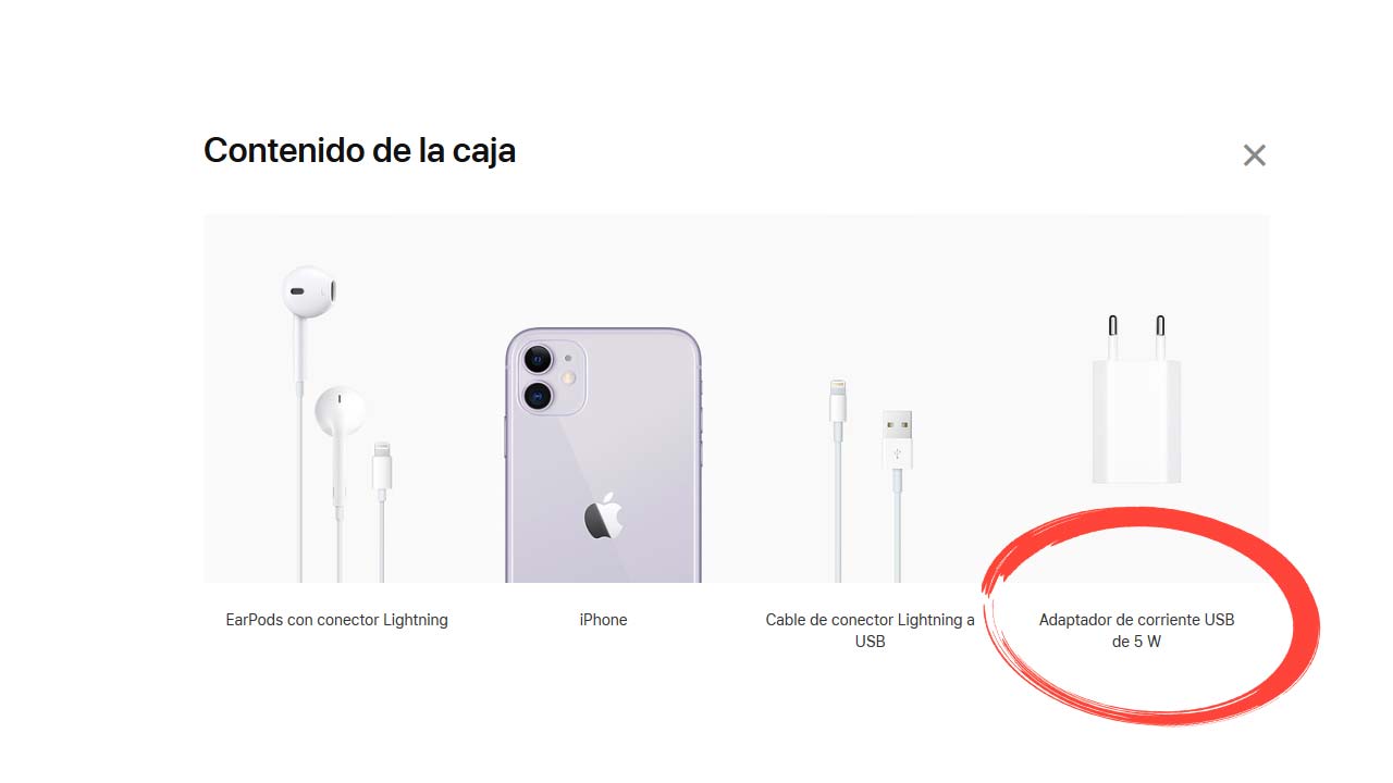 La carga rápida del iPhone 11 solo funciona si se compran accesorios