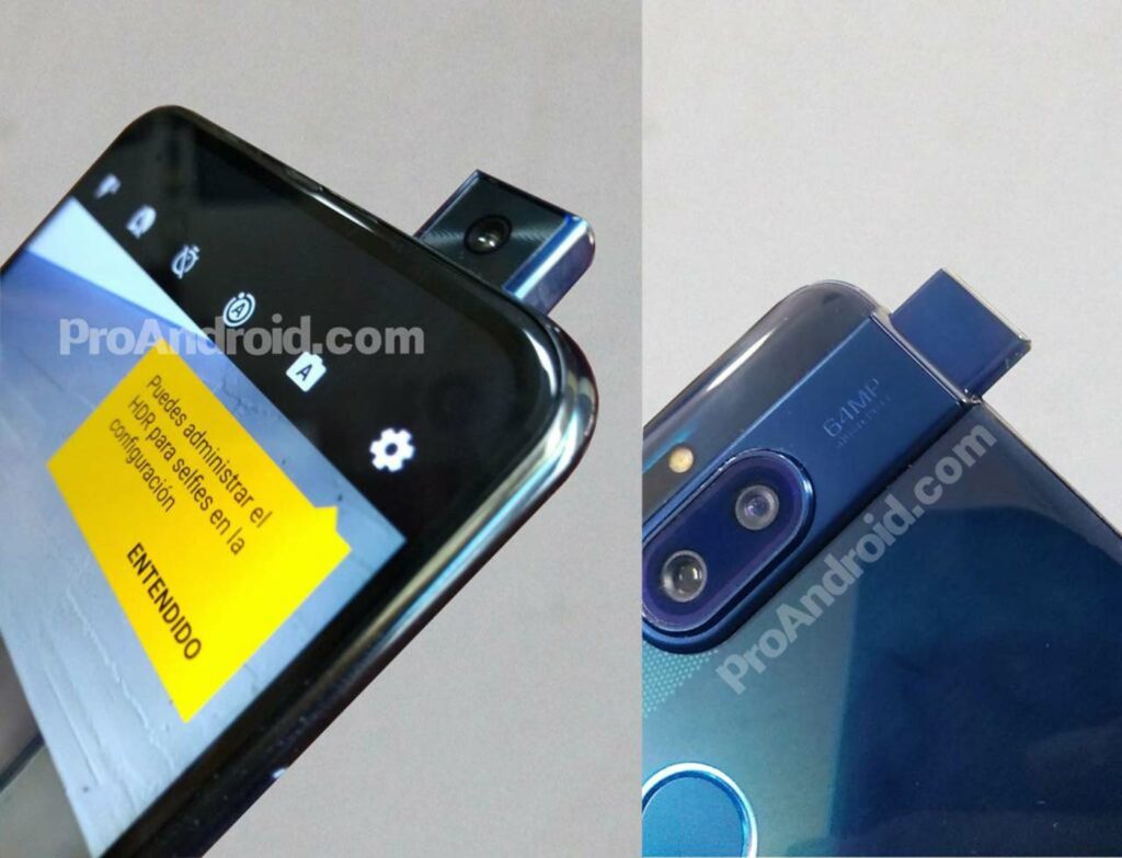 Motorola One camara pop-up