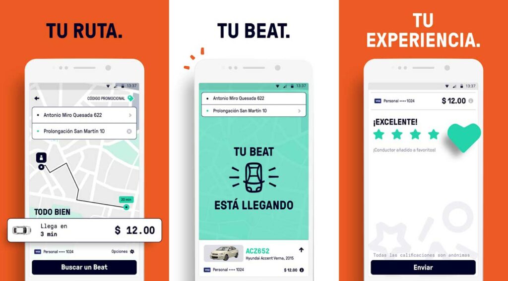 Beat competencia Uber