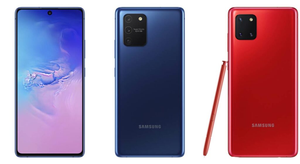 Galaxy S10 Note 10 Lite