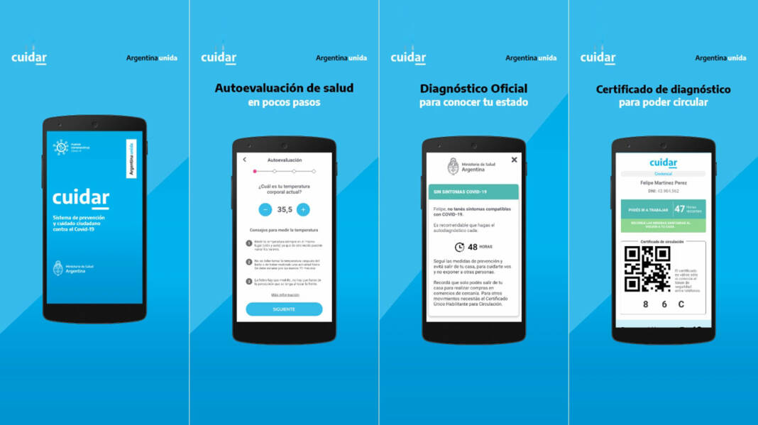 CuidAr app coronavirus