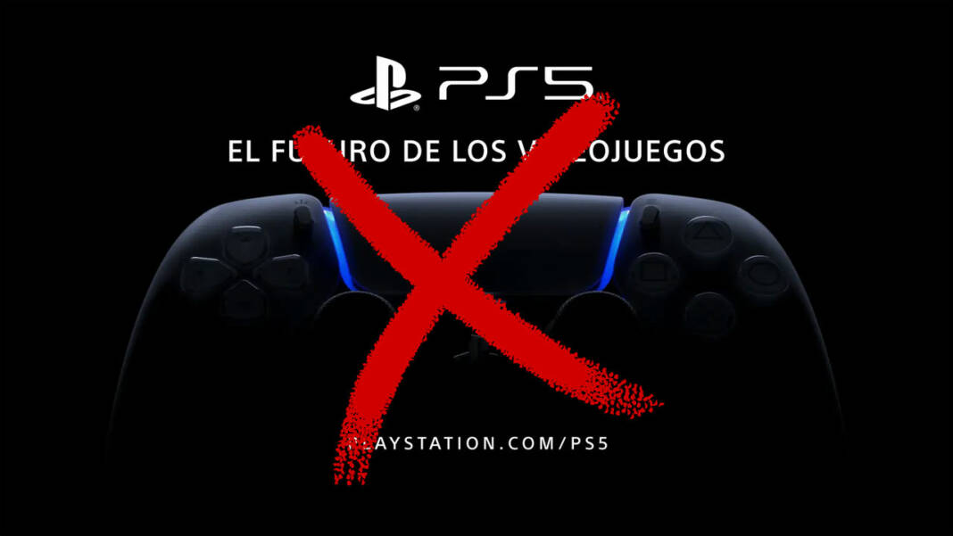 PS5 suspendido