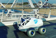 BeachBot robot Microsoft colillas